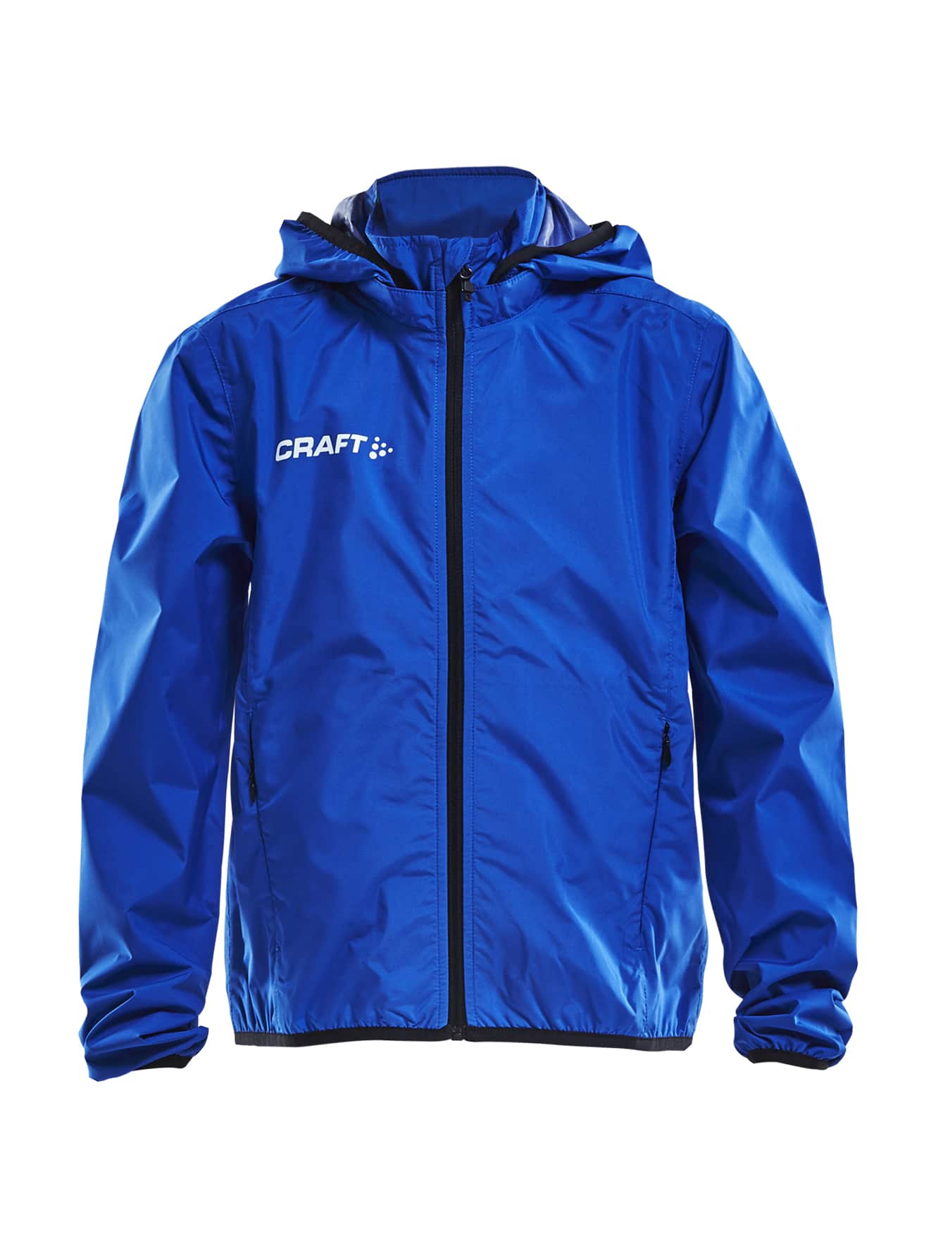 Craft   Jacket Rain Jr   Royal Blue 146 152