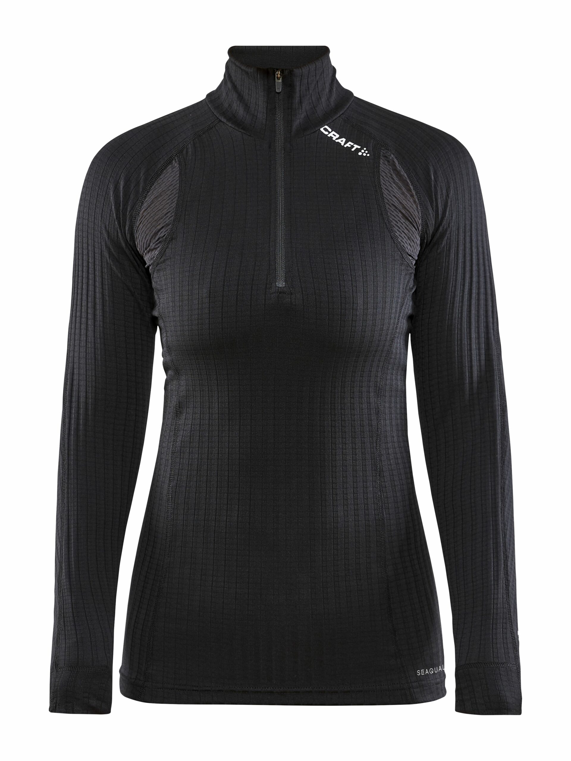 Craft   Active Extreme X Zip Ls Kvinder   Black M