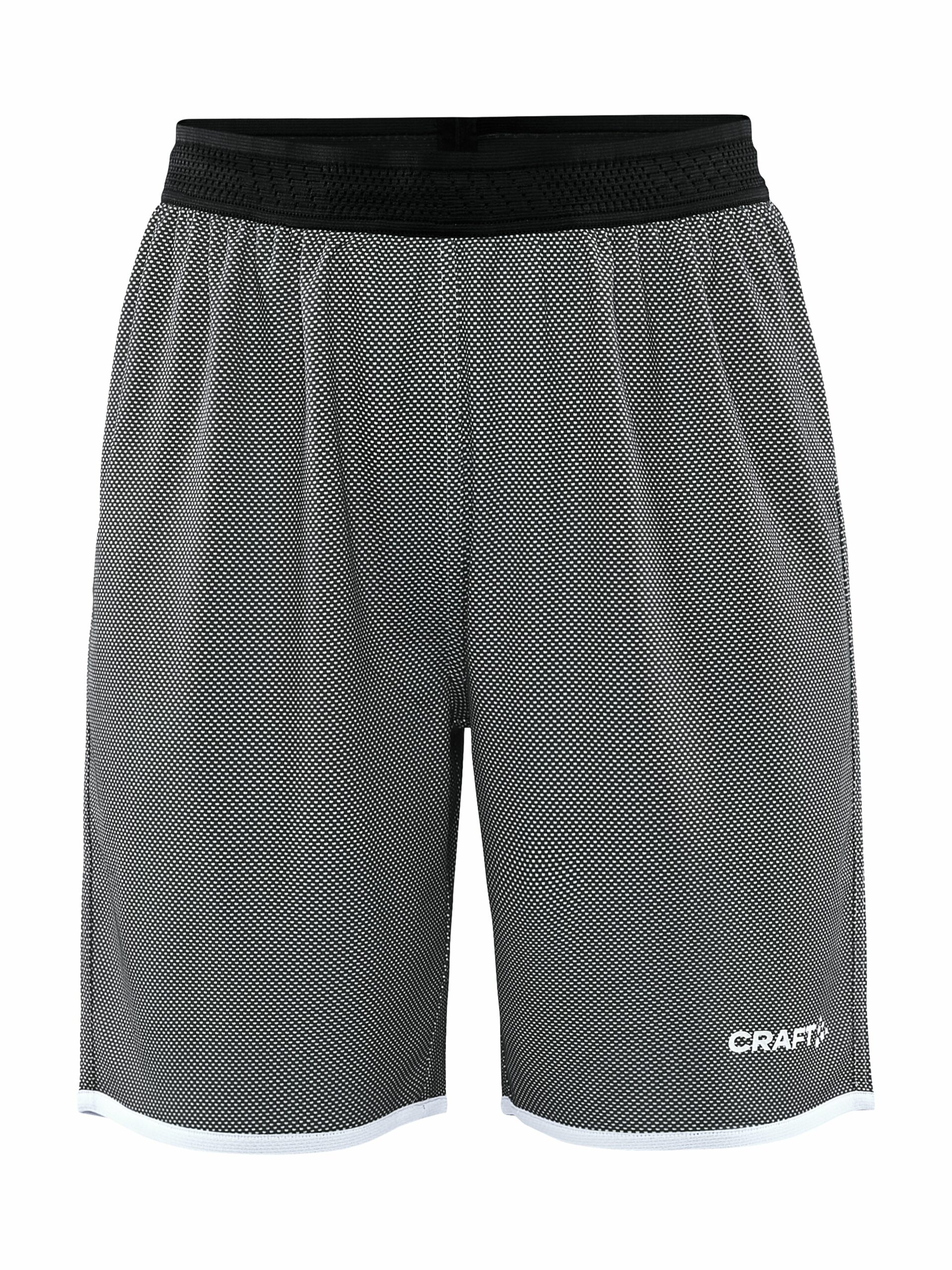 Craft   Progress Reversible Basket Shorts Kvinder   Black White Xs
