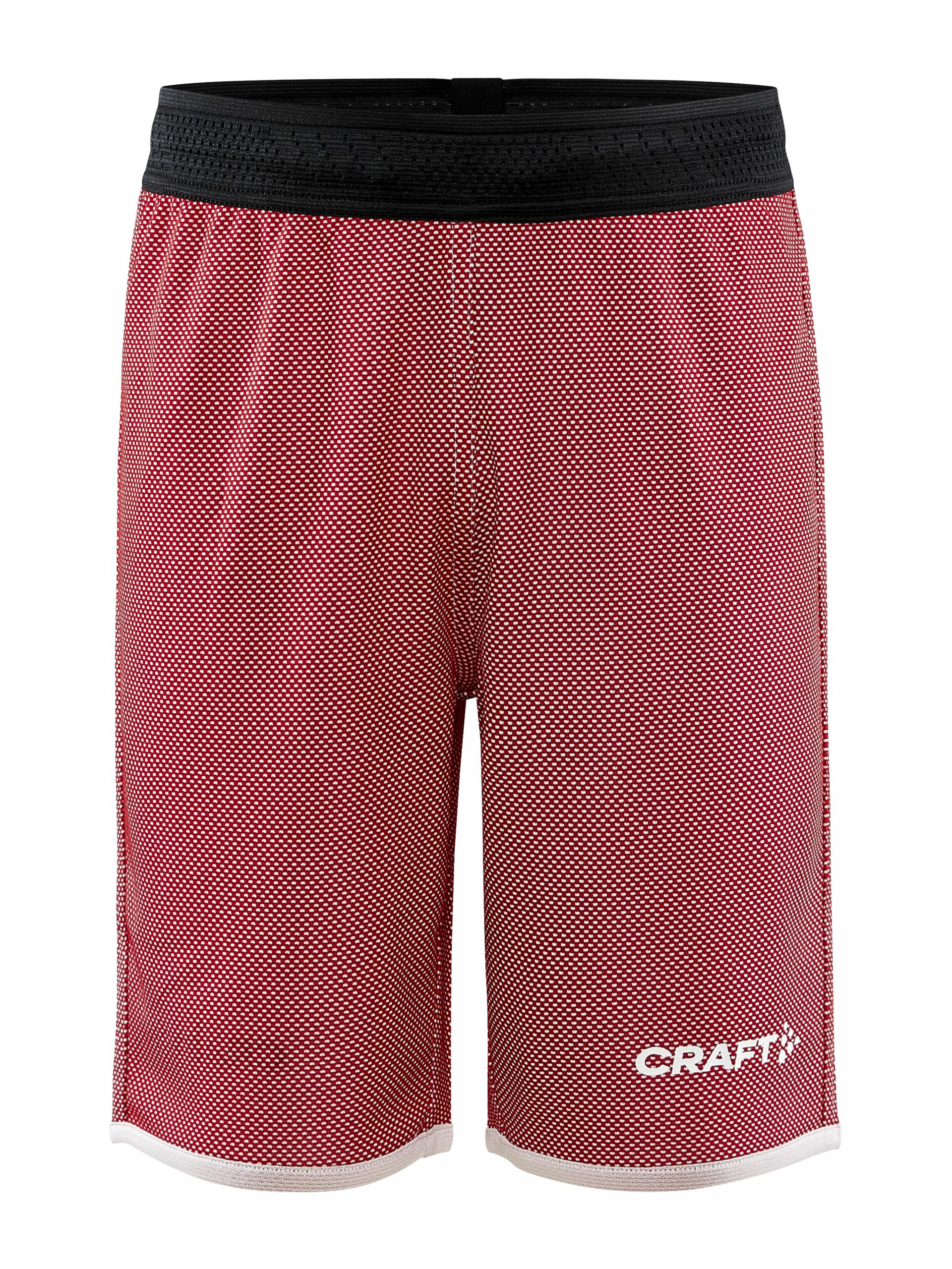 Craft   Progress Reversible Basket Shorts Jr   Bright Red White 134 140
