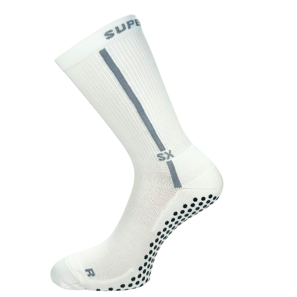 Grip Socks   Pro Fit   Hvid   Kompression   Str  32 35