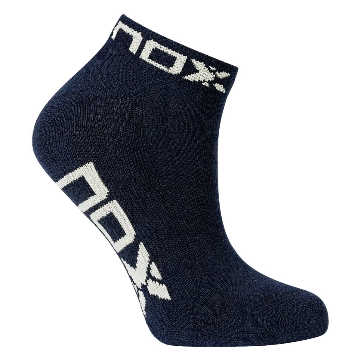 Nox Ankelsokker Navy Hvid Dame