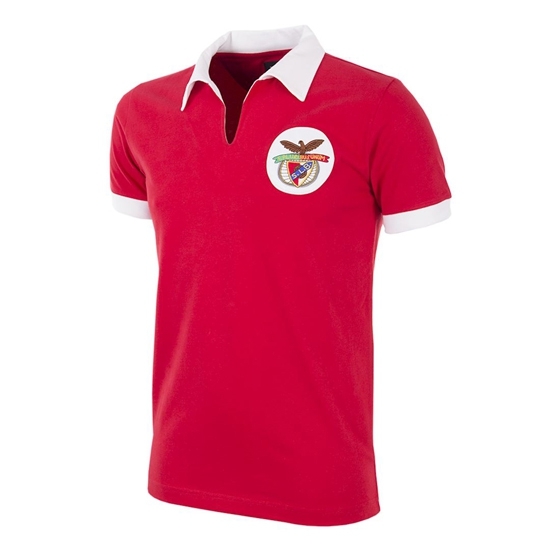 Benfica 1962 63 Retro Football Shirt  På Lager M
