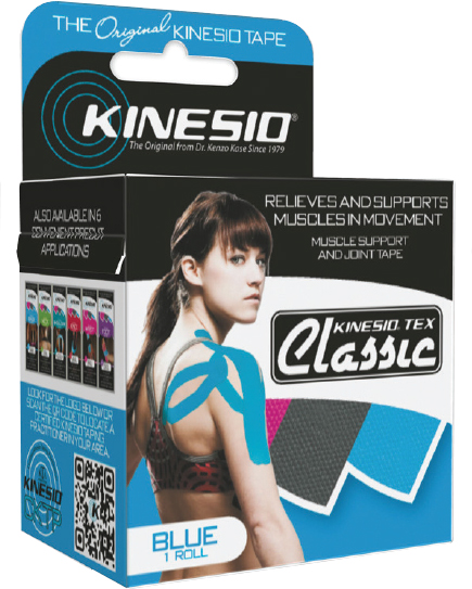 Kinesio Tape Classic Blå – Optimal støtte til træning!