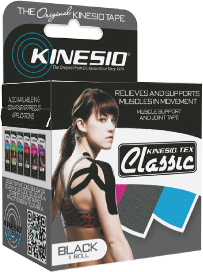 Kinesio Tape Classic Sort – Optimal støtte til sport!