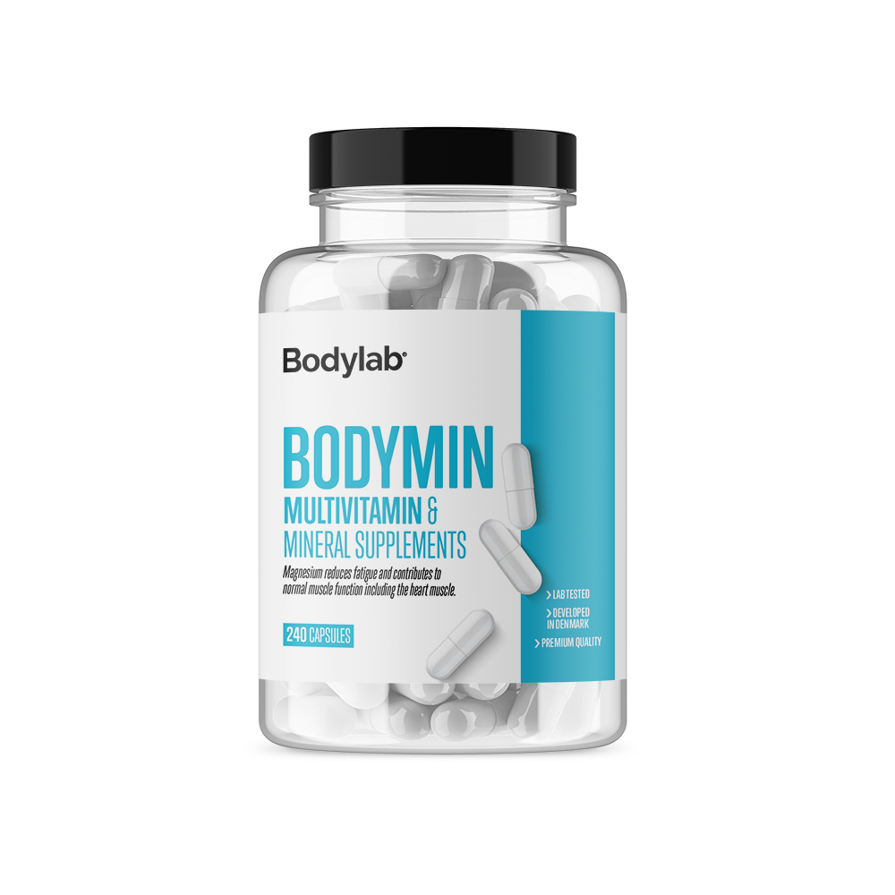 Bodylab Bodymin Vitaminer & Mineraler – 240 Piller Tilbud
