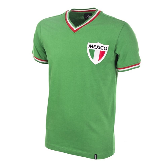 Mexico Pel?  1980 S Retro Football Shirt  På Lager L