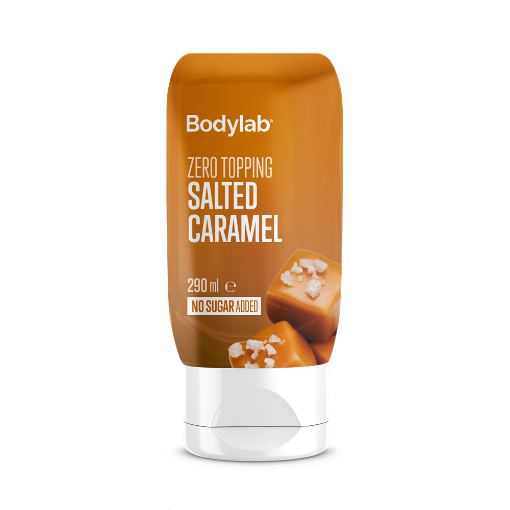 Bodylab Zero Topping Saltet Karamel 290ml - Kaloriefri Nydelse!