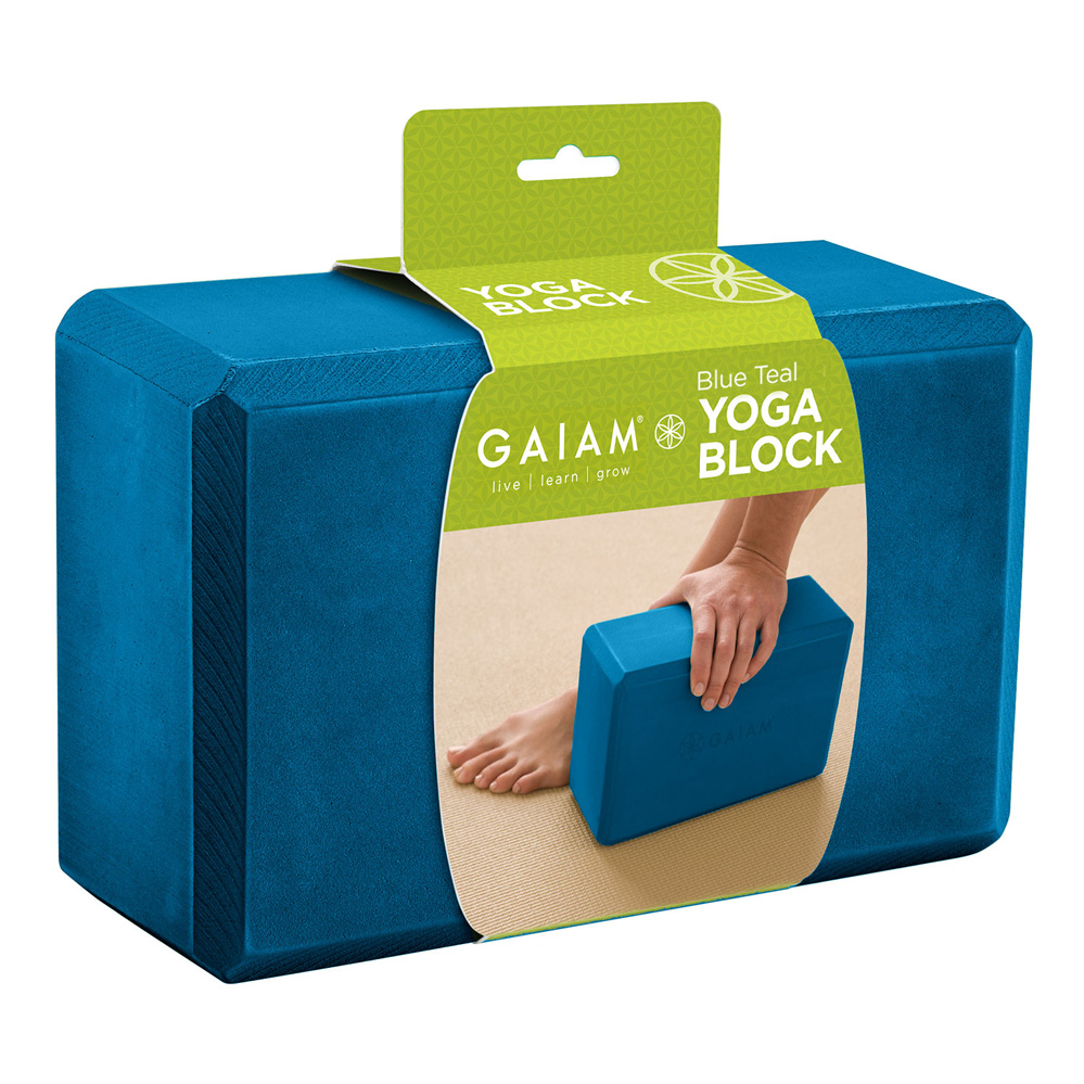 Gaiam Yogablok i Teal Blå – Uundgåelig til Yoga!
