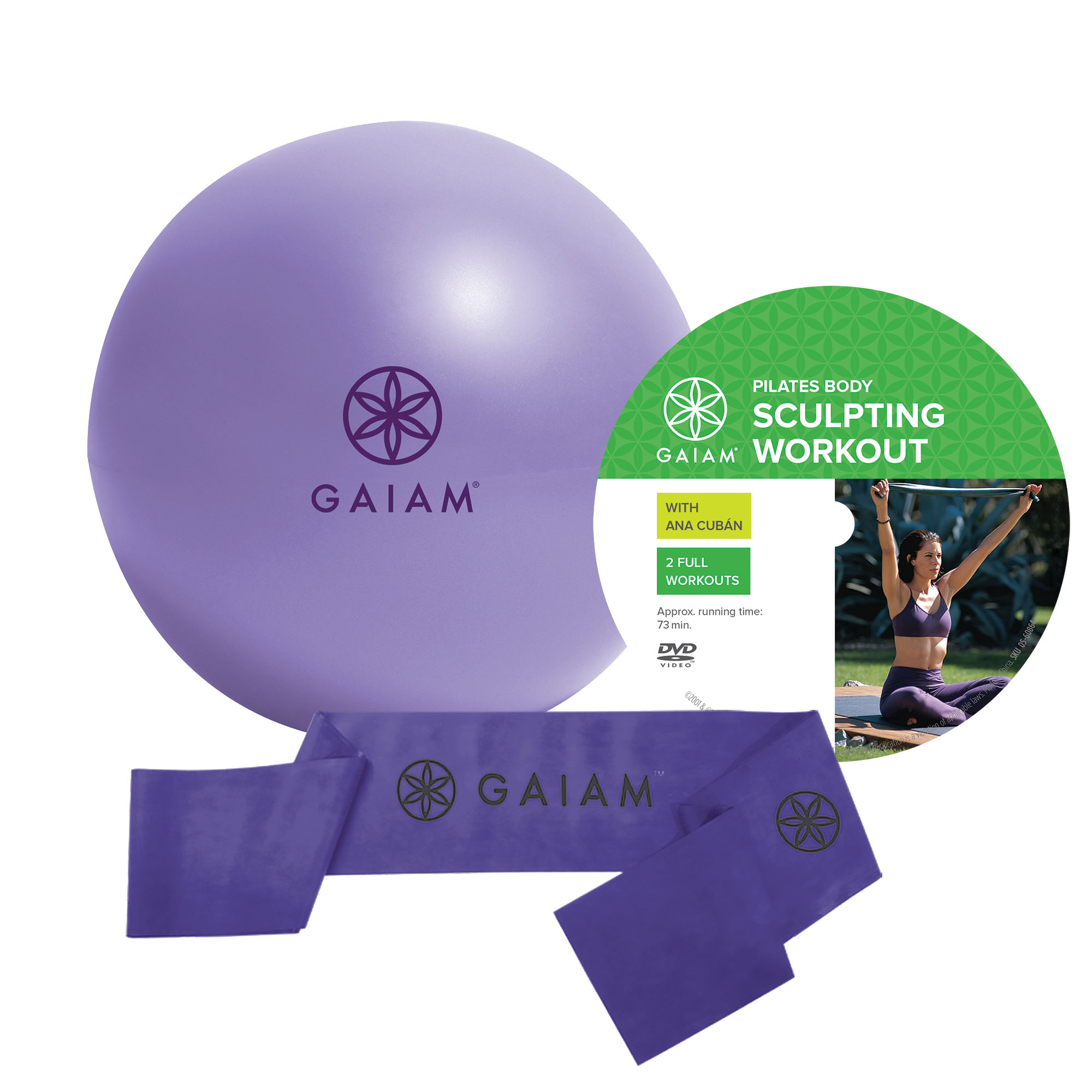 Gaiam Pilates Begyndersæt med DVD – Effektiv træning hjemme!