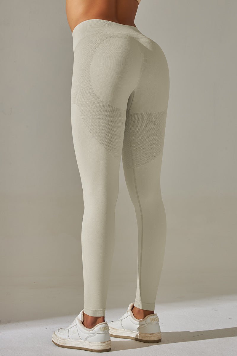 Airmotion Scrunch Tights  High Waist   Squat Proof  Lightgrey   Small   Lightgrey