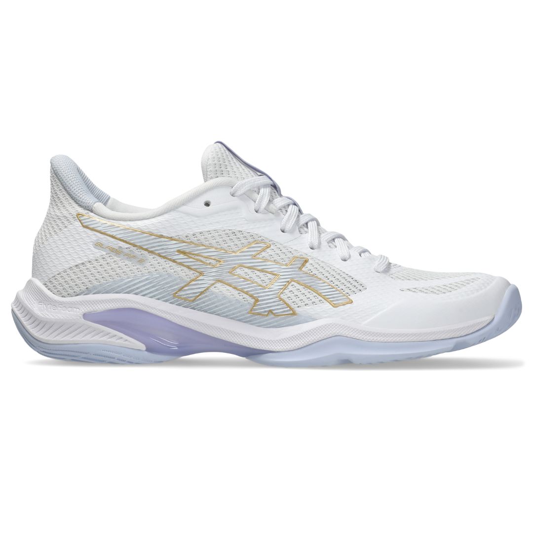 Asics Blade Ff 2 Women White Blue Fade