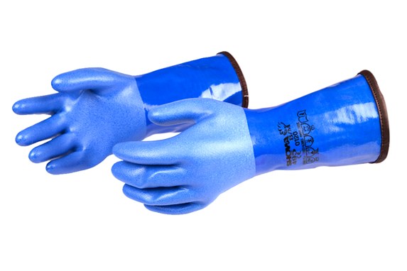 Blue Pvc Glove Medium