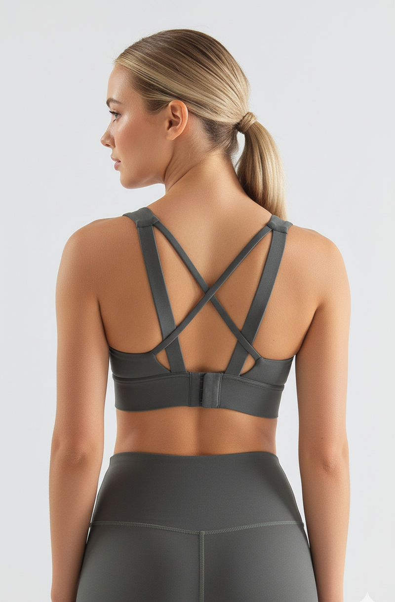 Motionfit Performance Sports Bh Grey   Small   Grey