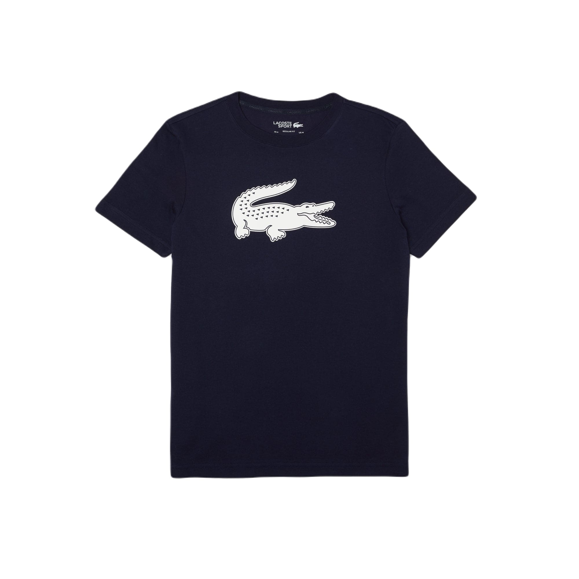 Lacoste T Shirt  Navy Blue White    S