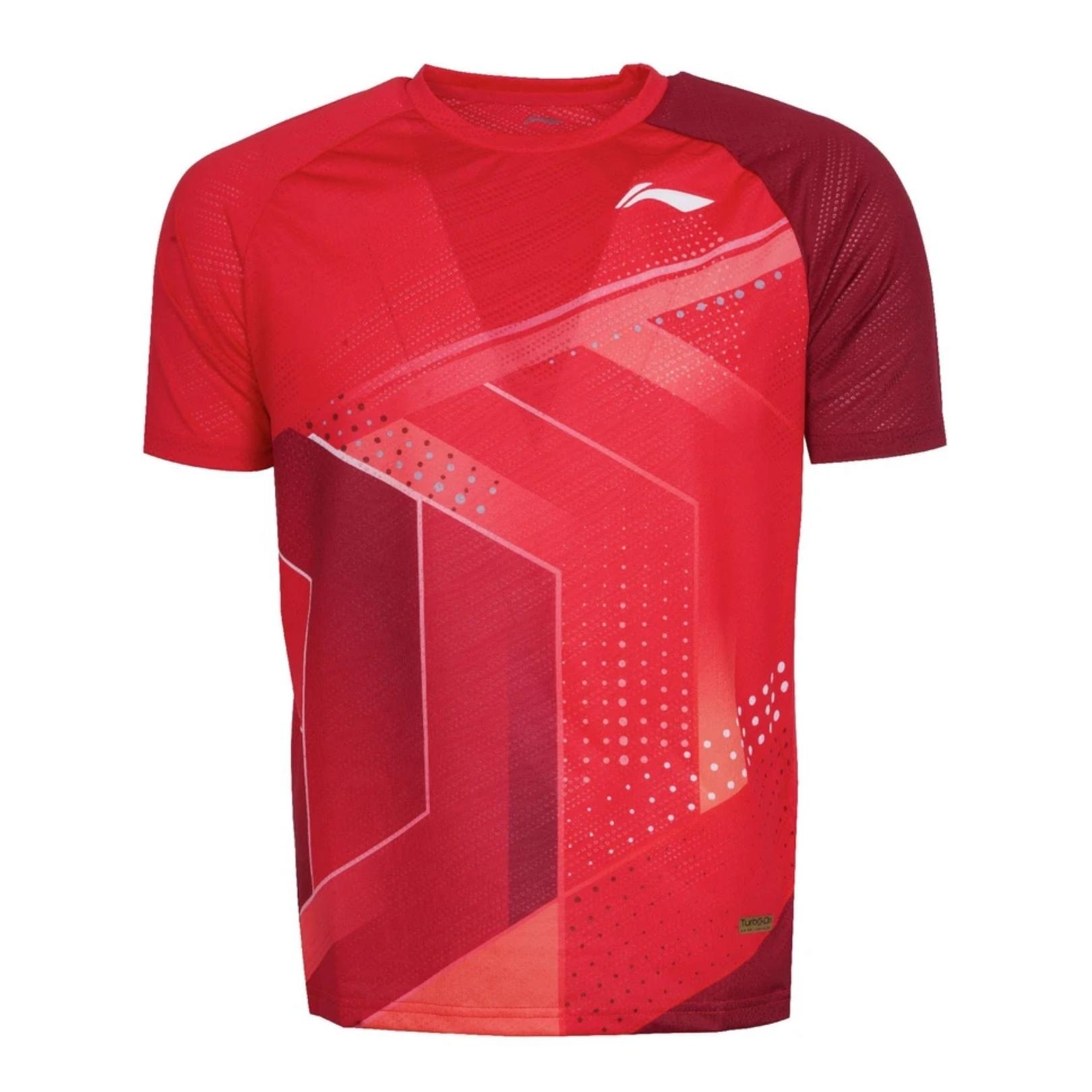 Li Ning Aays011 T-shirt National Rød