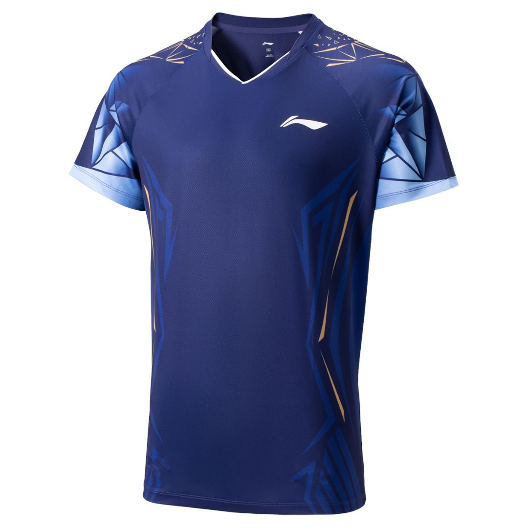 Li-Ning Aayv021-3 Play Cool T-shirt - Mørkeblå Badminton