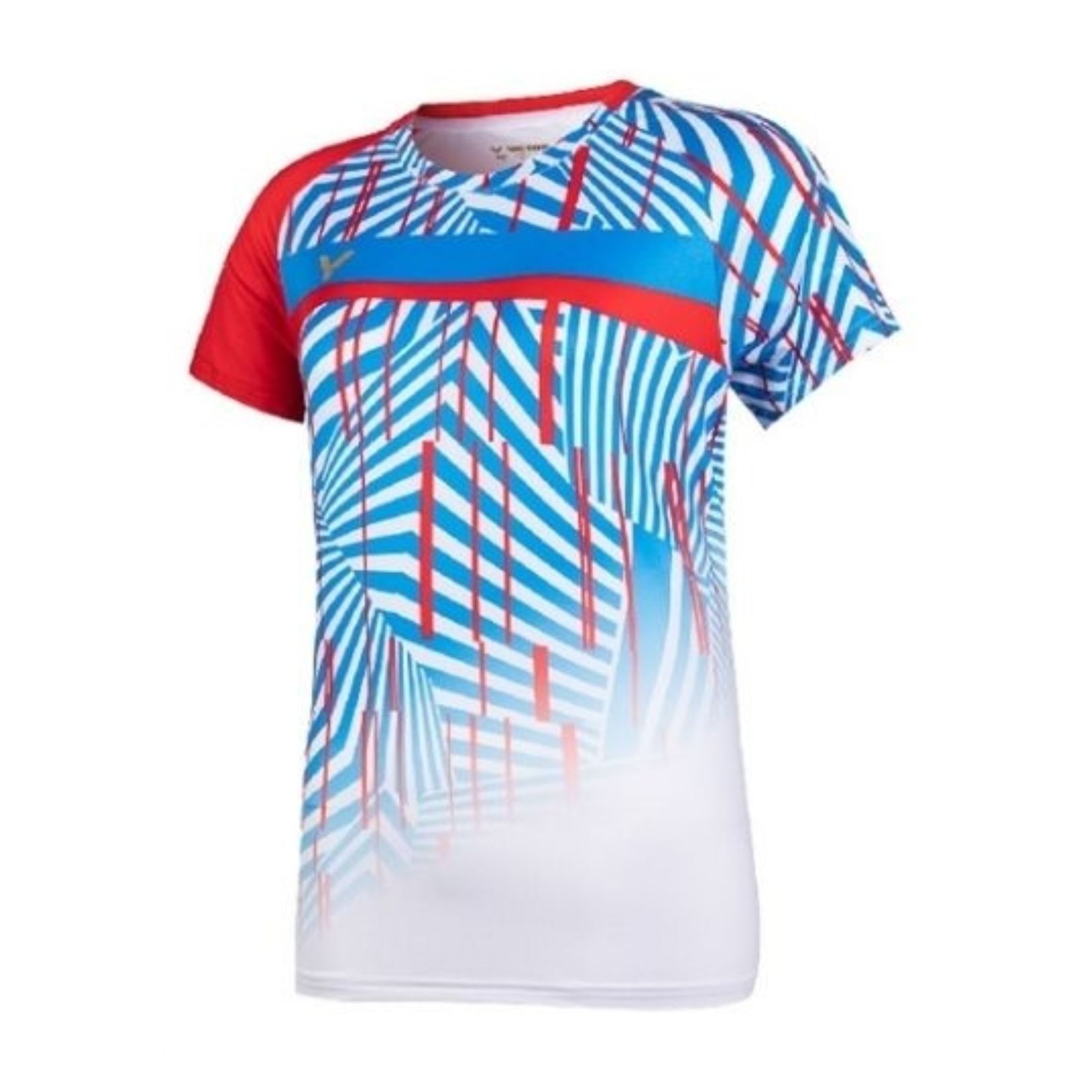 Victor T-shirt T 11003 til kvinder Blå/Rød