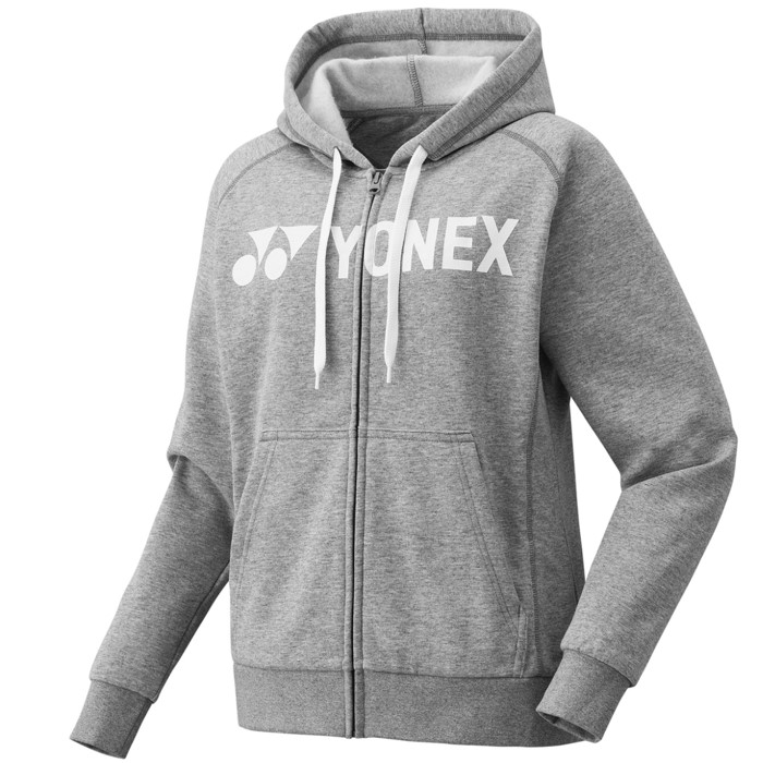 Yonex Junior Fuld Zip Hoodie 2020 Klub Team Grå