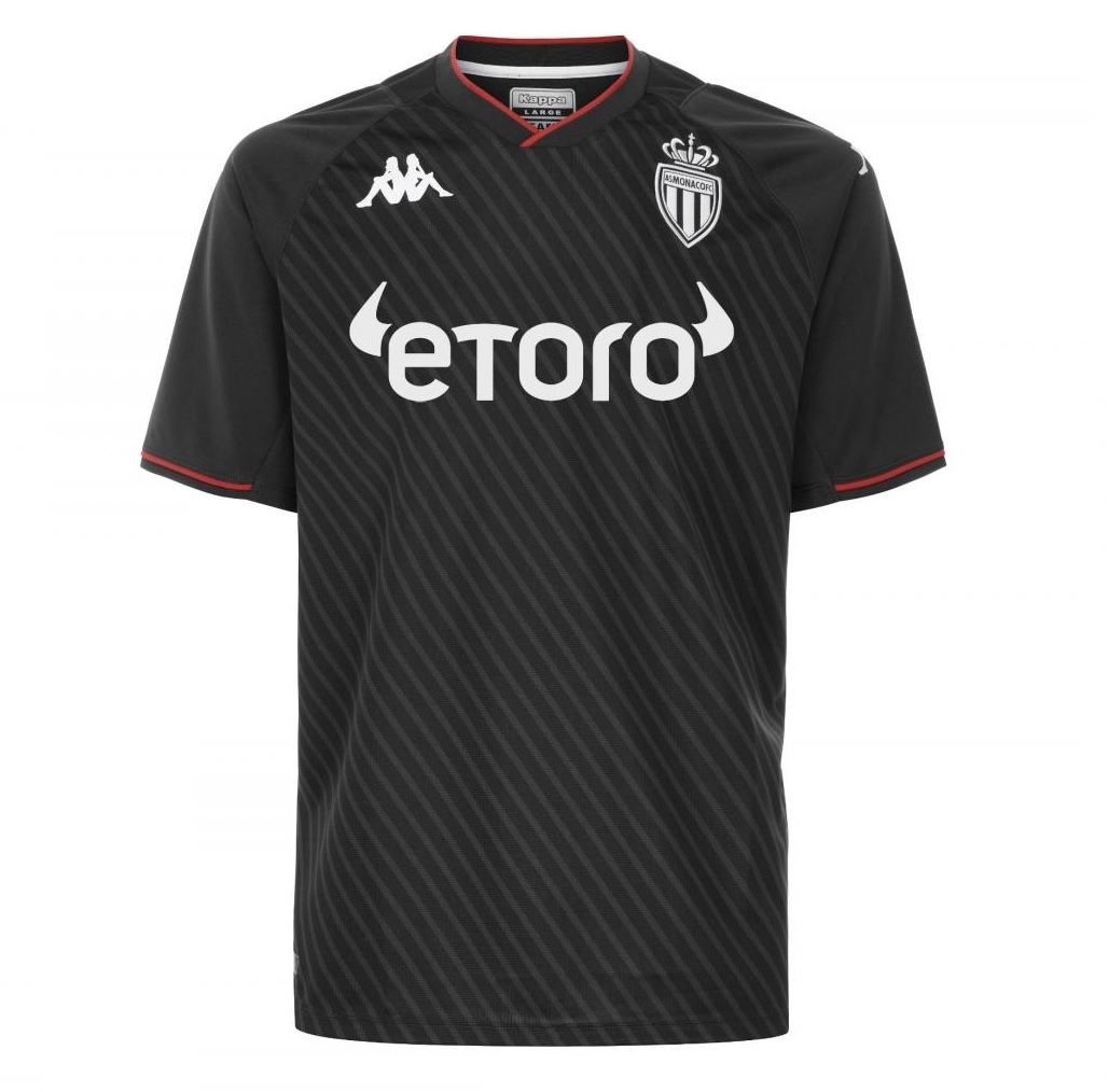 As Monaco Away Jersey 2021 22   By Kappa M