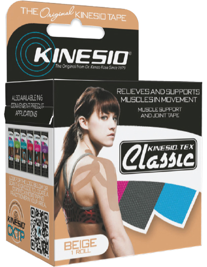 Kinesio Tex Classic Tape - Hudfarvet Støtte til Træning