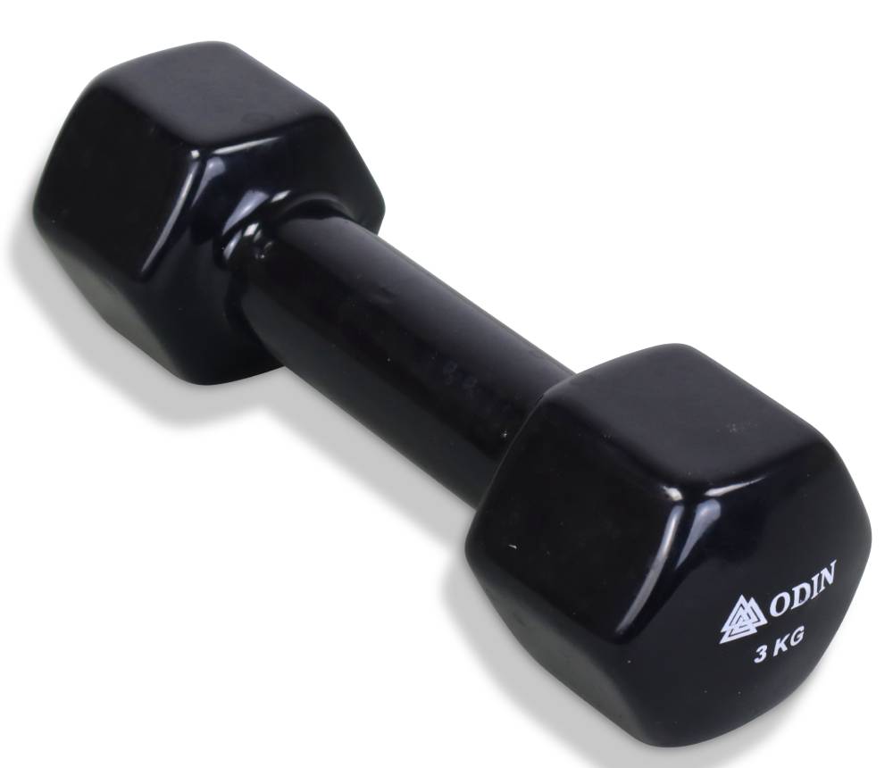 Odin 3kg Vinyl Hex Håndvægt – Effektiv træning for alle!