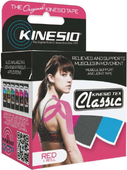 Kinesio Tex Classic 4 M Rød – Latexfri Træningsbånd Tilbud!