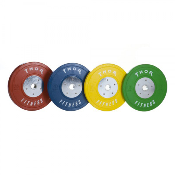 Thor Fitness 15kg Bumper Vægtskive - Træningstilbud!