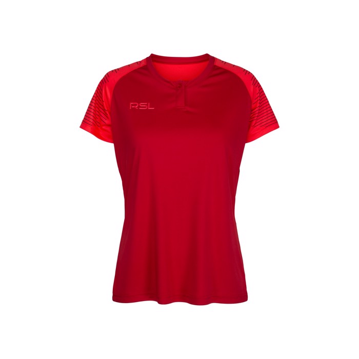 RSL Calvin T-shirt til damer - Rød