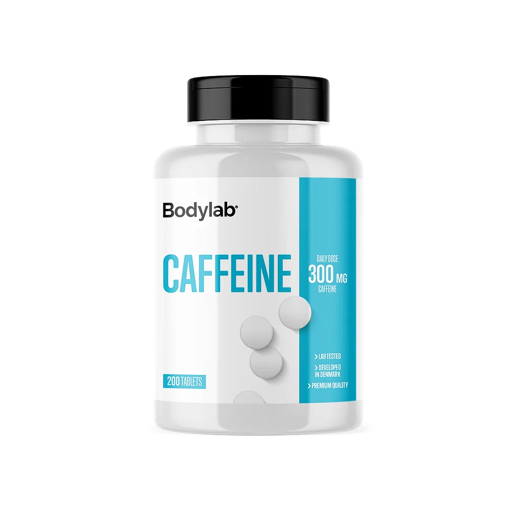 Bodylab Koffein Tabletter 200 stk – Energi til Træning!