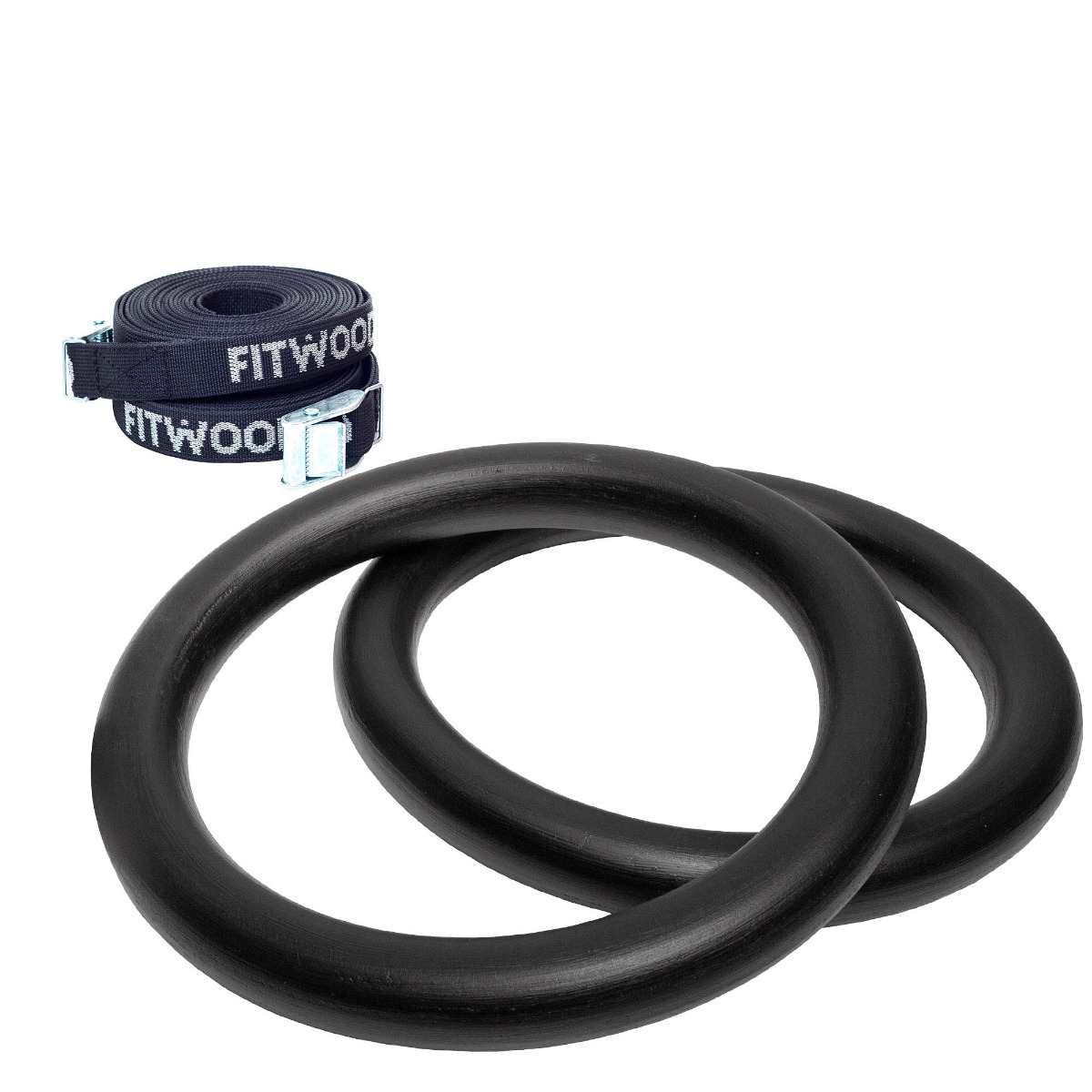 Fitwood Ulpu Gymnastikringe – Sort Træningsstrop Tilbud!