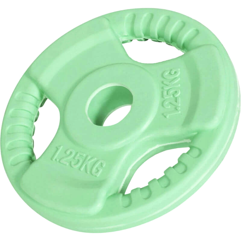 Gummi Vægtskive Med Greb 1 25 Kg  30 Mm