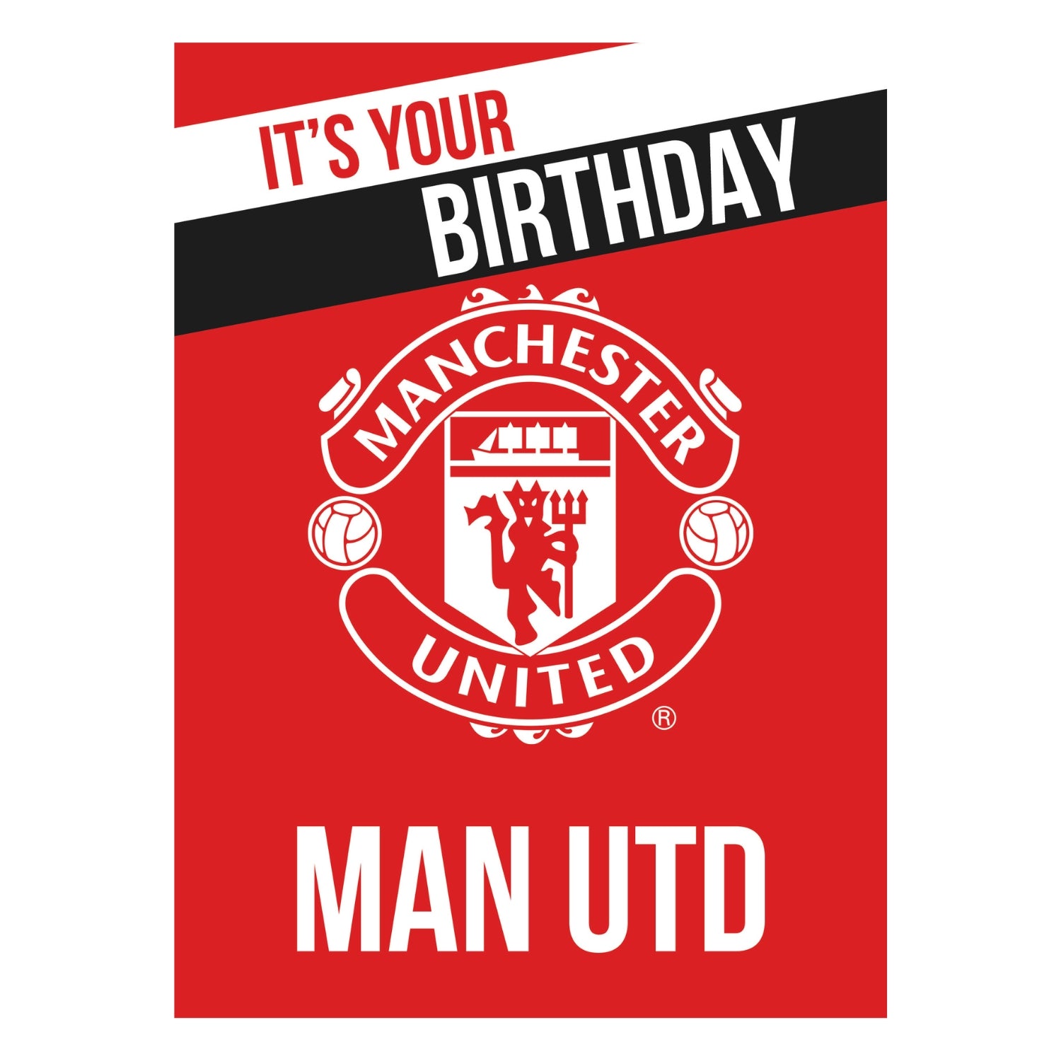 Manchester United Fødseldagskort