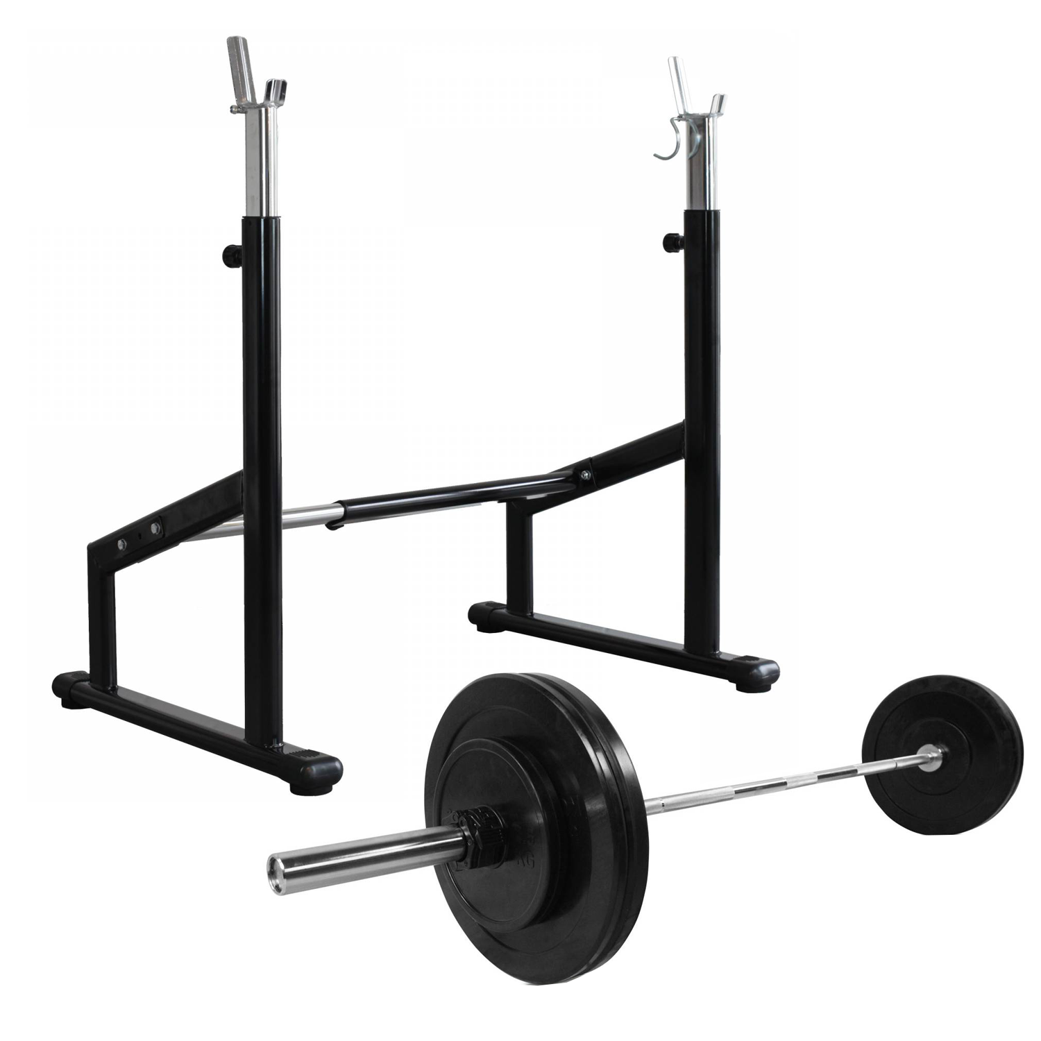 Odin Semi Pro Squat Rack med 50 kg vægtstang - Træningssæt!