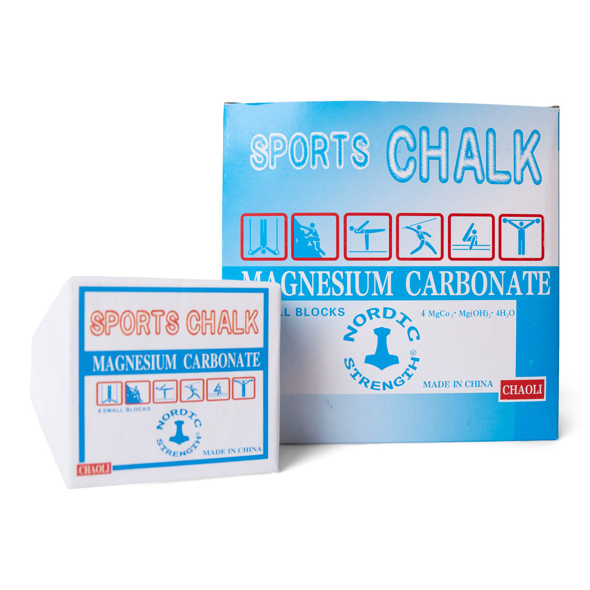 Sports Kalk Til Fitness Magnesium Carbonat 8 Blokke
