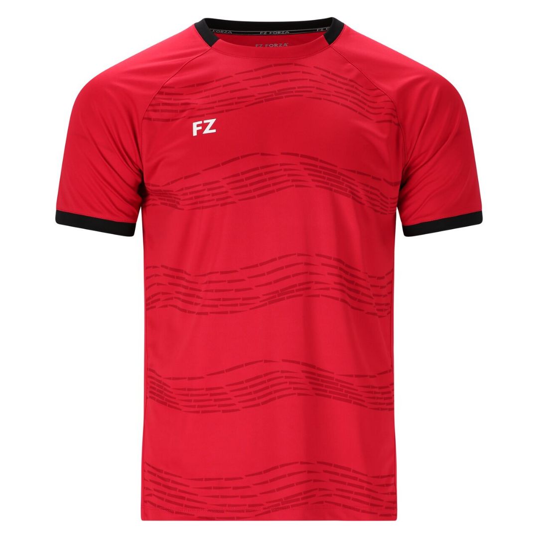 Forza Cl2502 Junior Badminton T-shirt i Kinesisk Rød
