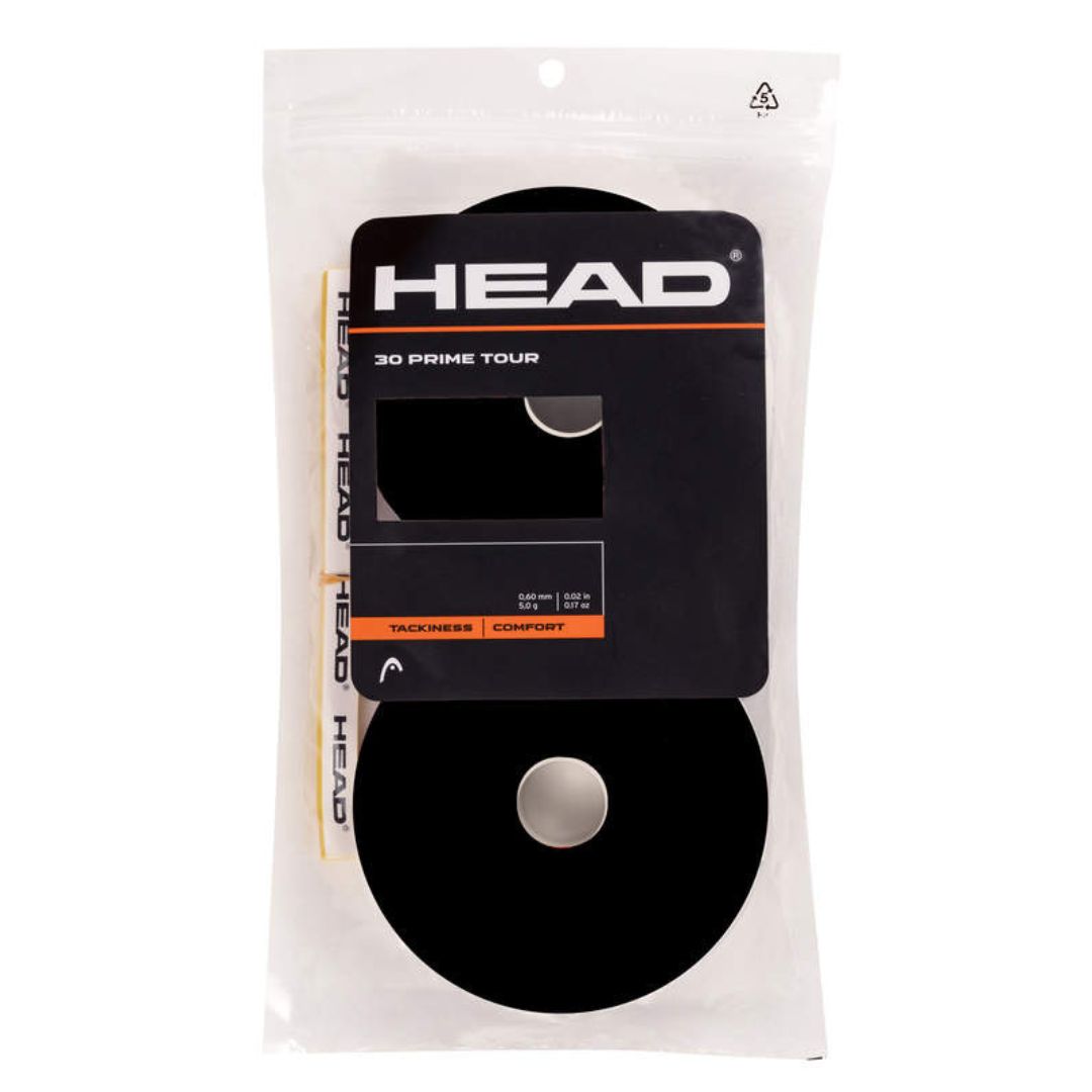 Head Prime Tour Overgrip  30 Pak  Sort
