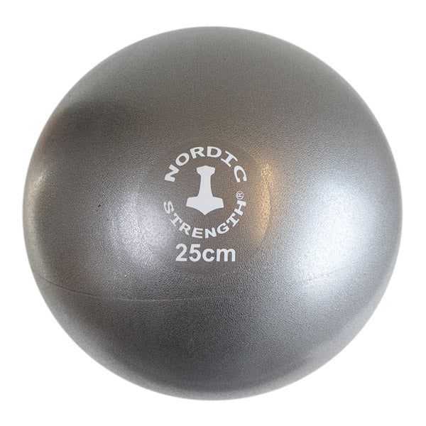 Pilatesbold 25 Cm Grå