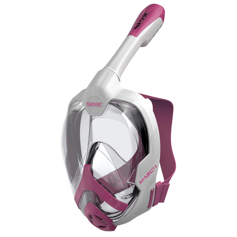 Seac Fullface Maske Magica S M Slt Pi Hvid Pink