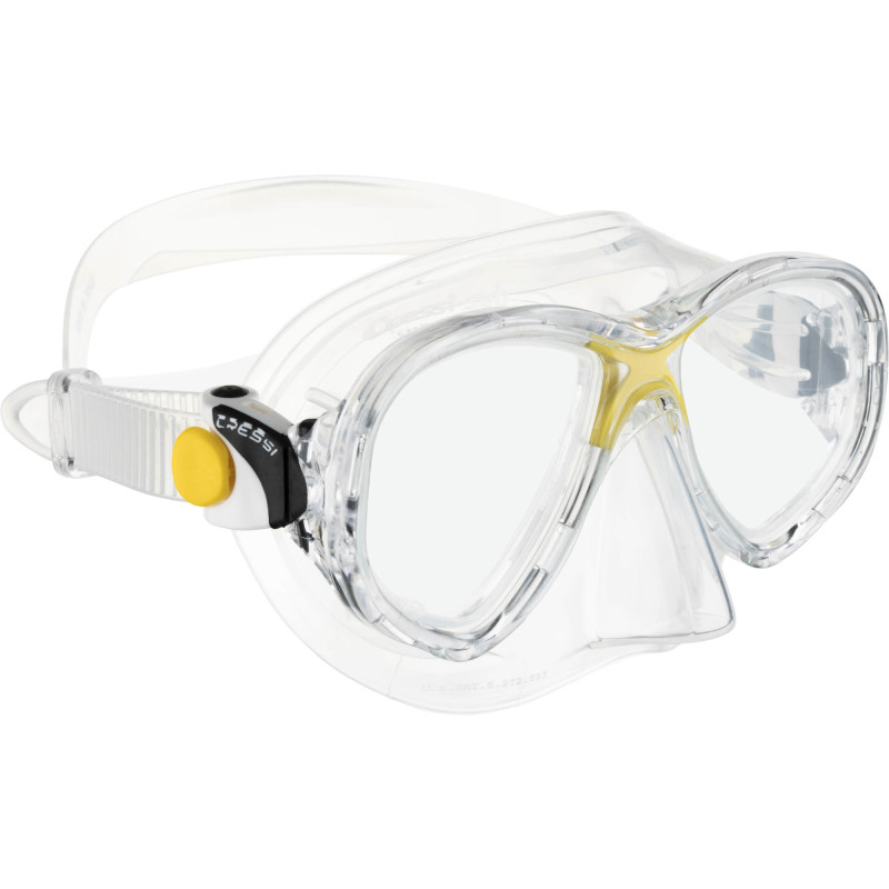 Cressi Marea Junior Maske Klar Gul