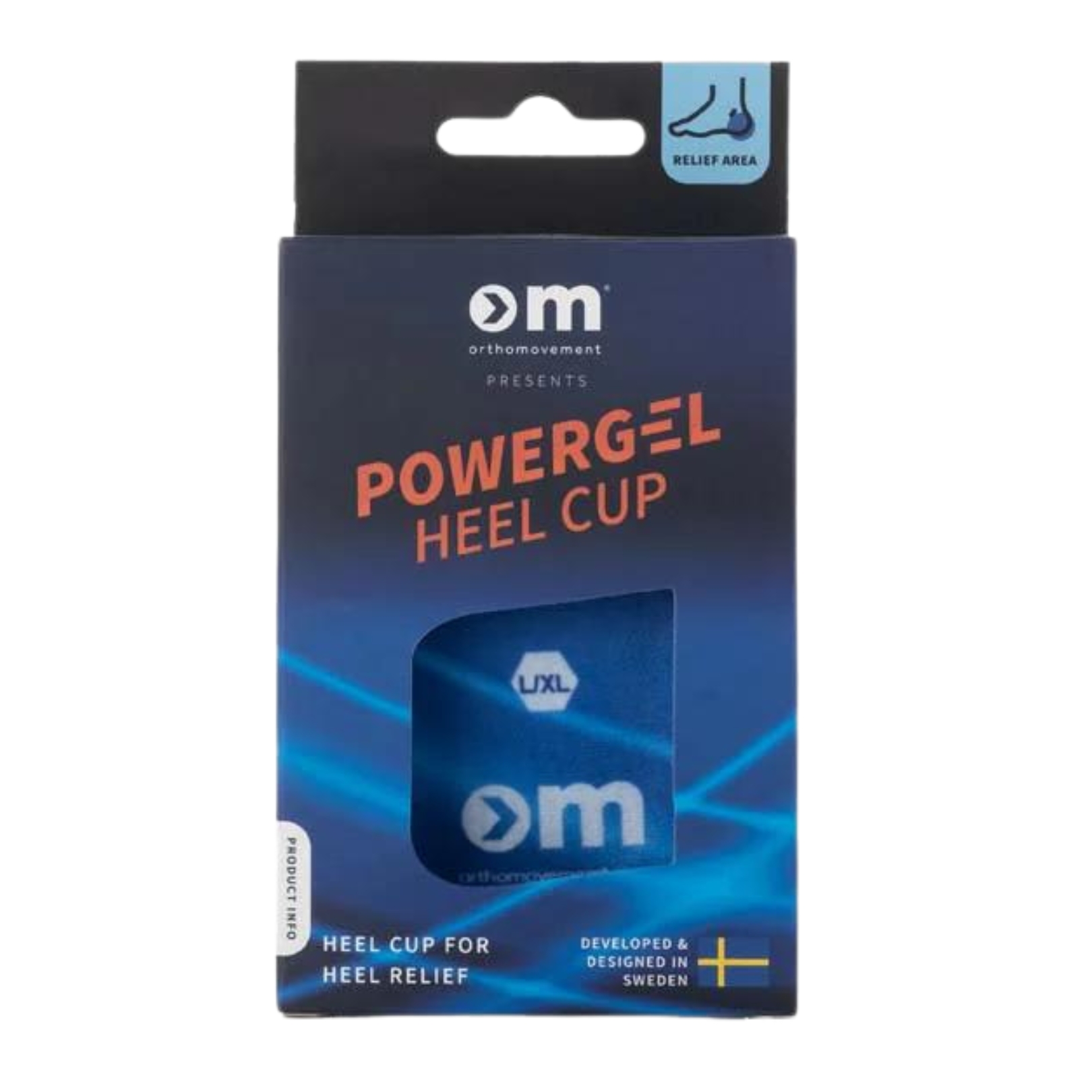 Ortho Movement Powergel Hælkop S M