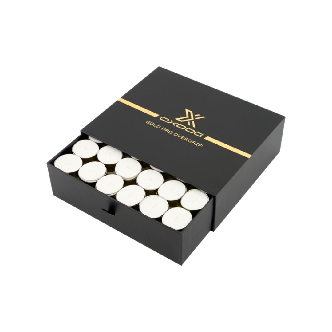 Oxdog Gold Pro Overgrips 60 Pak White