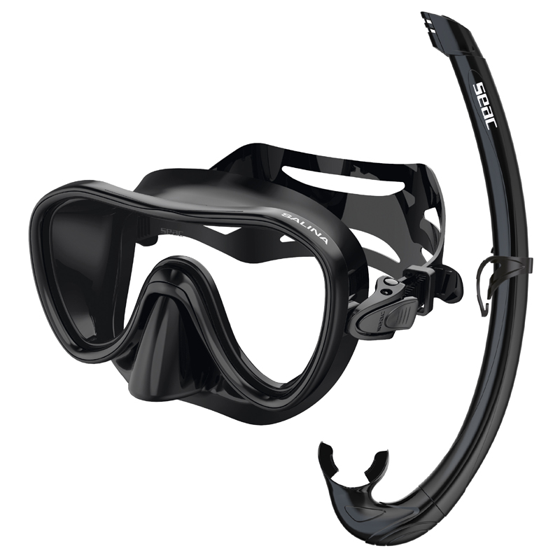 Seac Snorkelsæt Salina Top S Bl Sort