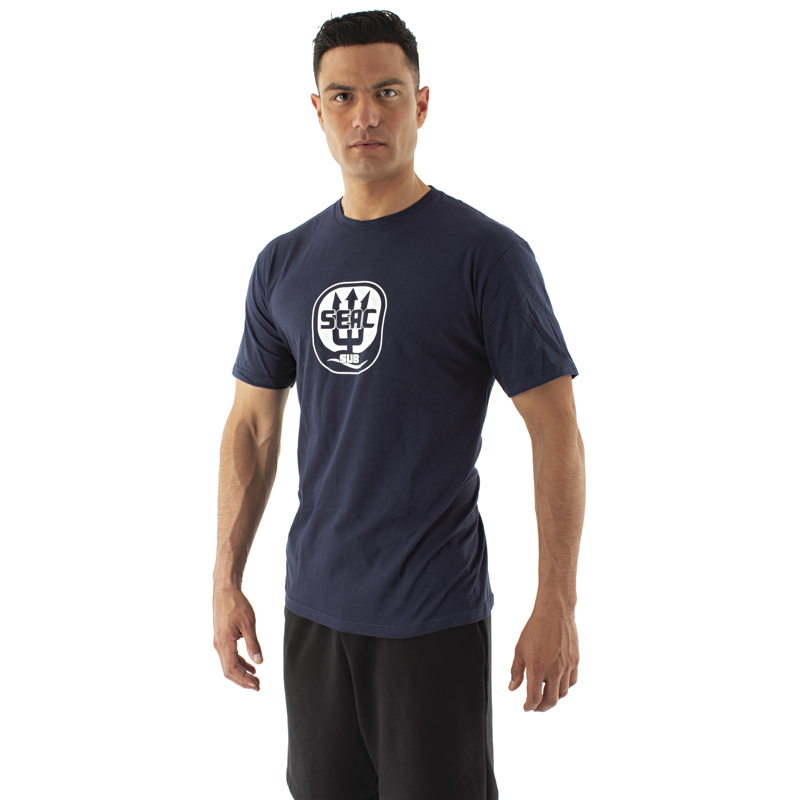 Seac T Shirt Herre Kortærmet 2022 Blå