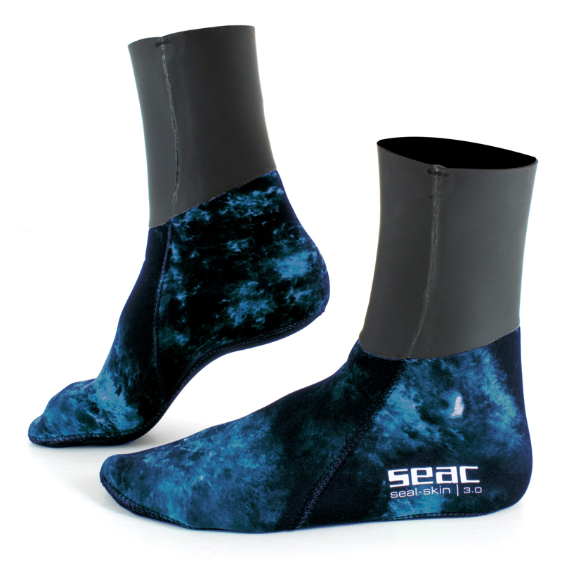 Seac Sokker Seal Skin Camu Blå 3 Mm