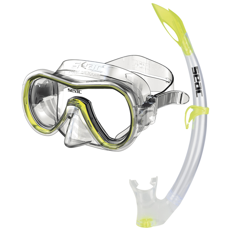 Seac Snorkelsæt Giglio Md Wv S Kl Gul