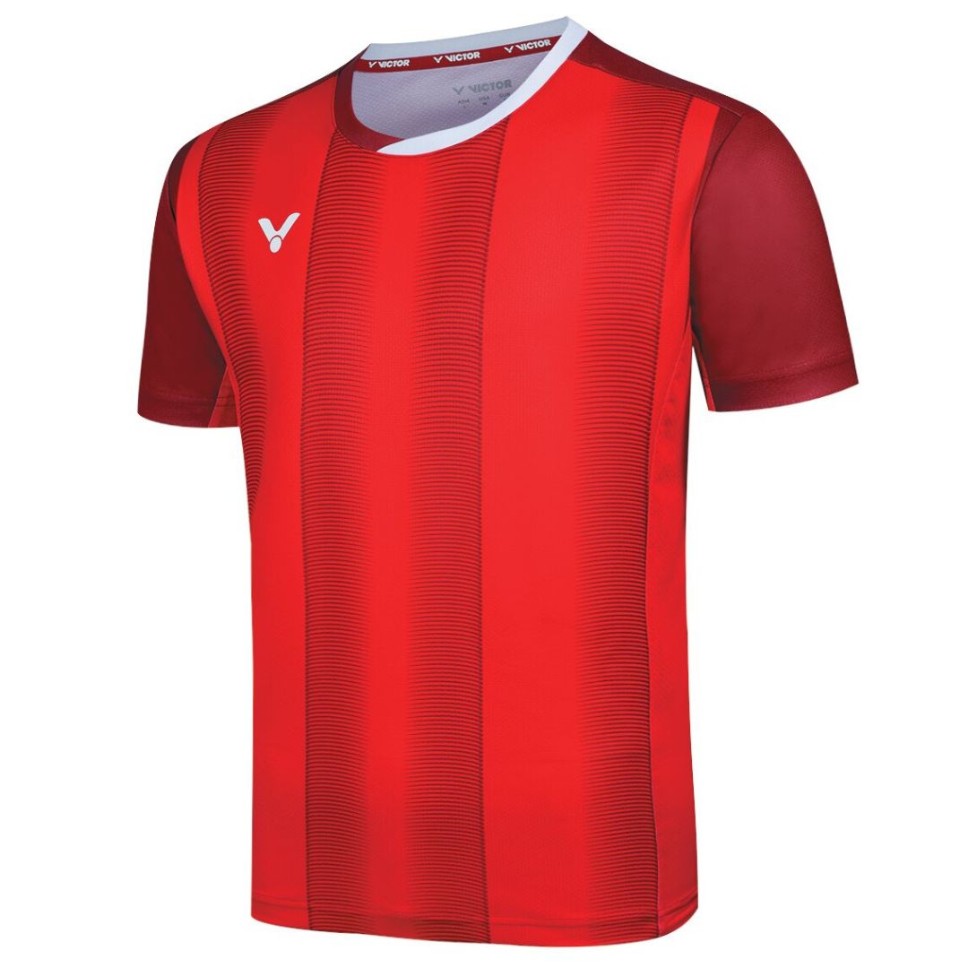 Victor T-50000td DK Badminton T-shirt Rød - Officiel Uniform