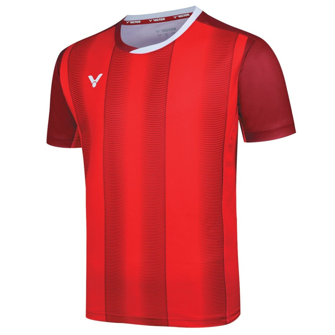 Victor T-52000td Junior T-shirt i Rød - Officiel Landsholdsstil