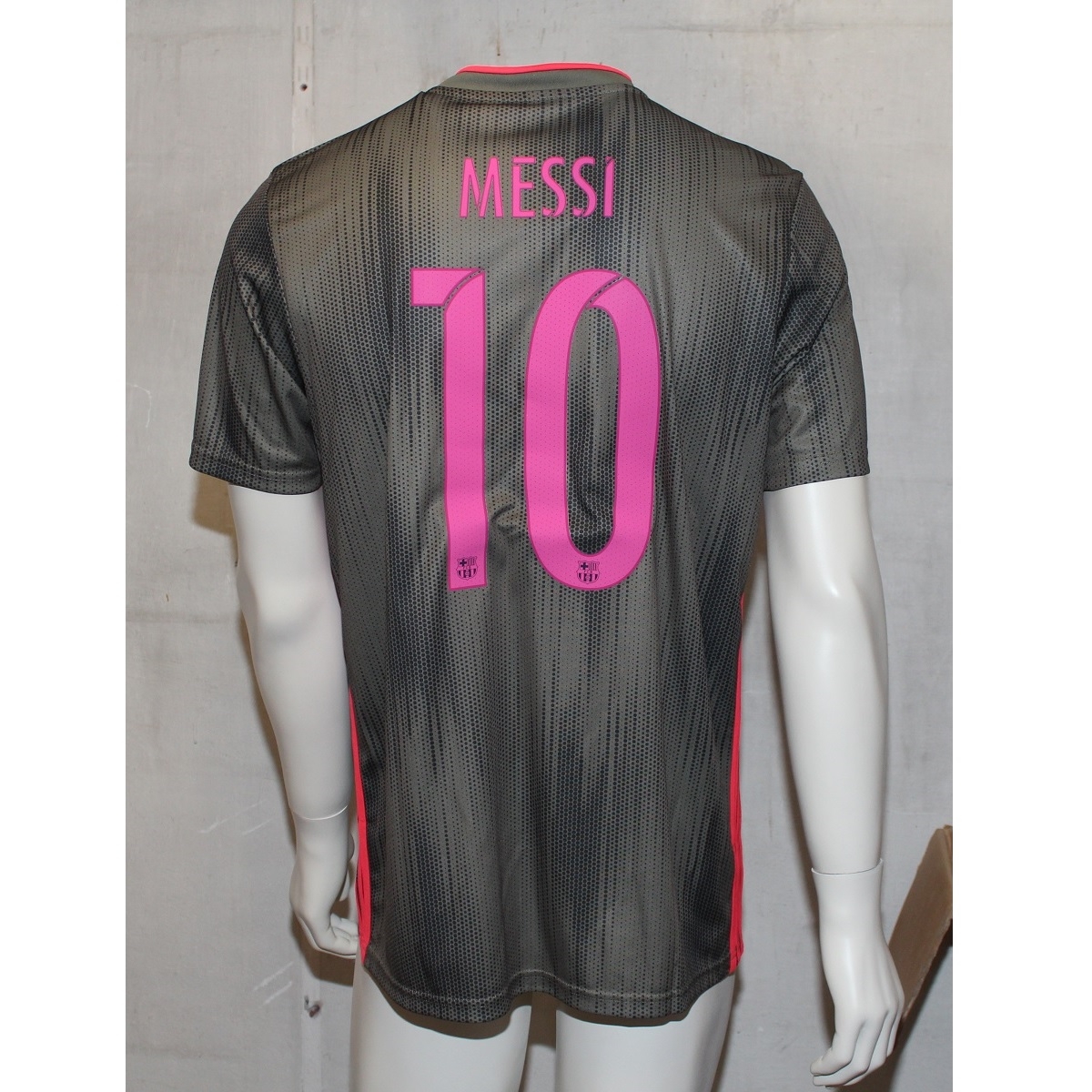 Tiro 19 Jersey Khaki Pink   Messi 10 L