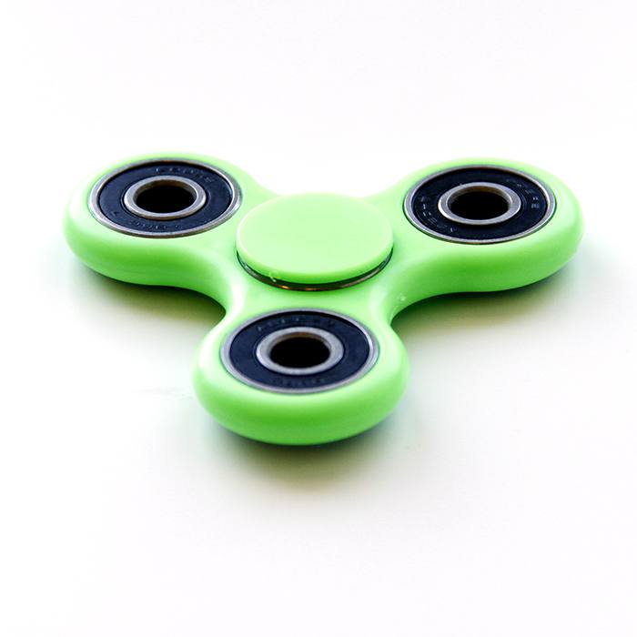 Fidget Spinner Grøn Sort